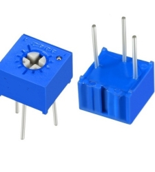 پتانسیومتر یک دور 50 کیلو اهم سری 3362 آبی رنگ