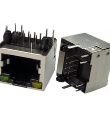 سوکت شبکه مادگی rj45 ال ای دی دار