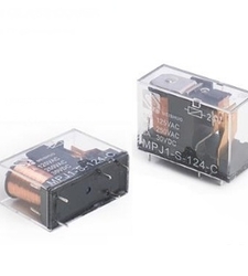 رله شیشه ای 24 ولت 10 آمپر تک کنتاکت پنج پایه میشو