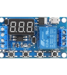 ماژول تایمر 30-6 ولت قابل تنظیم همراه با رله و نمایشگر مدل JZ-801