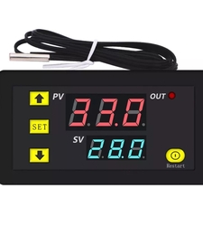 ماژول کنترل دما پنلی با تغذیه 12V مدل W3230