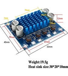 ماژول آمپلی فایر 2X30W وات استریو XH-A232