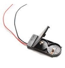 جا باتری سکه ای دو تایی کلید دار سیم دار