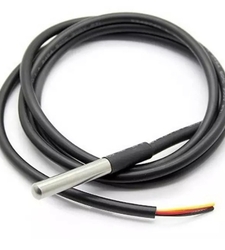 سنسور دما ضد آب DS18B20 همراه با کابل و غلاف