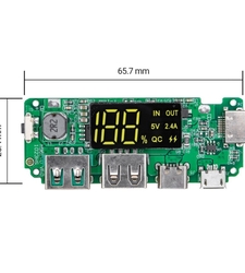 ماژول ساخت پاوربانک دارای نمایشگر H961