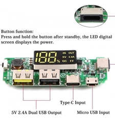 ماژول ساخت پاوربانک دارای نمایشگر H961