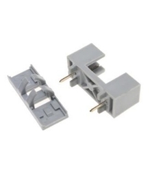 جا فیوزی ترک برند AKSAN رو بردی درب دار 15mm طوسی رنگ