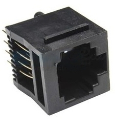 سوکت شبکه مادگی rj45 پلاستیکی ایستاده