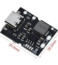 ماژول پاوربانک با کانکتور TYPE-C دارای نشانگر شارژ 5V 2A