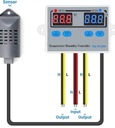ماژول کنترل دما و رطوبت W1099 با تغذیه 12V