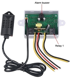 ماژول کنترل دما و رطوبت W1099 با تغذیه 12V