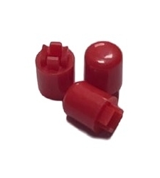 سر شاسی استوانه ای قرمز مناسب تک سوئیچ OMRON