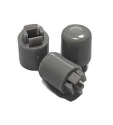 سر شاسی استوانه ای طوسی مناسب تک سوئیچ OMRON