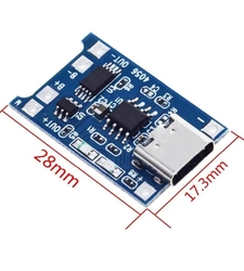 ماژول شارژر باتری لیتیومی TP4056 - کانکتور TYPE-C