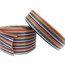 کابل فلت 20 رشته رنگی IDC خور (1 متری)