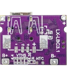 ماژول شارژر لیتیوم یون دارای خروجی USB مدل LX-LBC3.1 با چیپ IP5310