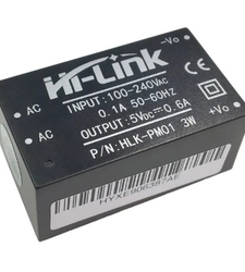 مبدل کاهنده روبردی ایزوله 220AC to 5VDC 600mA مدل HLK-PM01