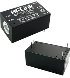 مبدل کاهنده روبردی ایزوله 220AC to 5VDC 600mA مدل HLK-PM01