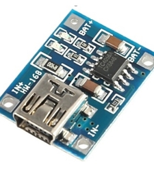 ماژول شارژر باتری لیتیومی TP4056 با کانکتور mini-USB