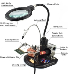 گیره مونتاژ ذره بین دار حرفه ای مدل TE-802