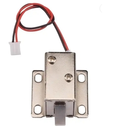 قفل الکترونیکی درب 12 ولتی مدل زبانه ای کوچک سایز 27X27X18mm