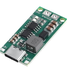 ماژول افزاینده ولتاژ با ورودی TYPE-C مناسب شارژ باتری 4 سل 1 آمپر