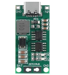 ماژول افزاینده ولتاژ با ورودی TYPE-C مناسب شارژ باتری 4 سل 1 آمپر