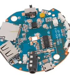 ماژول MP3 پلیر بلوتوث دار دایره ای شکل با ورودی USB و microSD