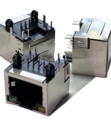 سوکت شبکه مادگی rj45 ال ای دی دار