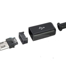 نری میکرو USB سر کابلی مشکی