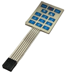 کیپد فلت 14 کلید دارای دکمه فلش-پاور-خروج-اوکی