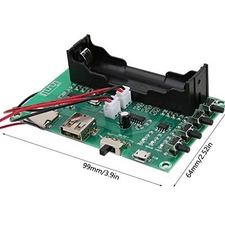 ماژول MP3 پلیر بلوتوث دار با آمپلی فایر استریو 3W+3W دارای ورودی USB و TF Card مدل XH-A150