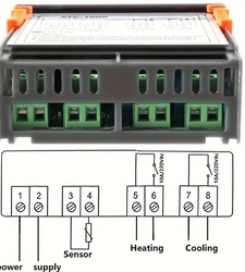 ترموستات صنعتی 220VAC دیجیتال STC-1000