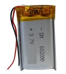 باتری لیتیوم پلیمر 3.7v ظرفیت 300mAh کد 602030