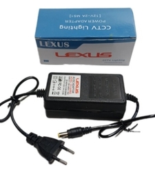آداپتور 12 ولت 2 آمپر رو میزی دو طرف سیم برند لکسوس LEXUS