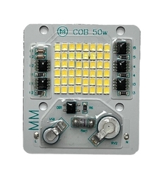 LED DOB مهتابی 50W 220V پروژکتوری با درایور داخلی سایز 6052 دارای مدار حفاظتی Anti Surge