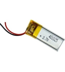 باتری لیتیوم پلیمر 3.7v ظرفیت 150mAh کد 401025
