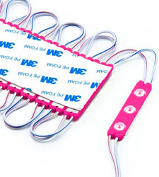 ال ای دی بلوکی صورتی 2835 لنز دار 12 ولت