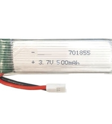 باتری لیتیوم پلیمر های پاور 3.7v ظرفیت 500mAh کد 701855