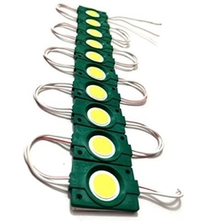 ال ای دی بلوکی سبز سکه ای 12 ولت COB