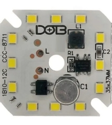 LED DOB مهتابی 220VAC 12W مربعی 35x37mm