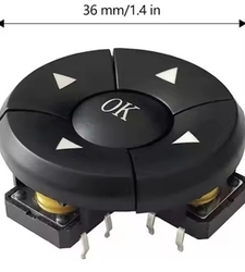 کیپد گرد برجسته 5 کلیده