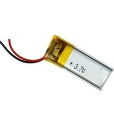 باتری لیتیوم پلیمر 3.7v ظرفیت 120mAh کد 401230