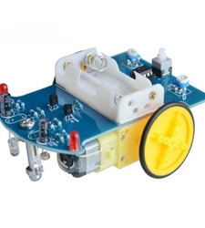 کیت ربات تعقیب خط مسیر یاب D2-1 (مونتاژ نشده)