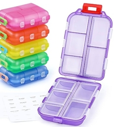 جعبه قطعات 10 خانه تاشو