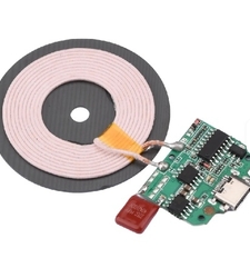 ماژول شارژر وایرلس 15W با ورودی Type-C به همراه صفحه کویل شارژ