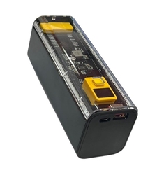 کیس Transparent پاوربانک فست شارژ 40000mAh با خروجی USB