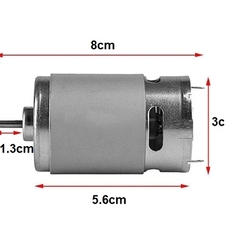 موتور DC 12V پرقدرت RS-555