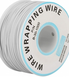 سیم وایرپ WRAPPING حلقه ای سفید کد B-30-1000