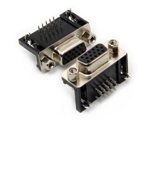 سوکت DB15 VGA رایت مادگی مشکی